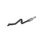MBRP Exhaust S5530BLK 2.5in. Cat-Back; Single Rear Exit; Off-Road Tail Pipe; BLK