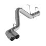 MBRP Exhaust S6033AL 4in. Filter Back; Single Side Dual Exit; AL