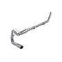 MBRP Exhaust S6100AL 4in. Turbo Back; Single Side Exit; AL
