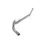MBRP Exhaust S61120AL 5in. Turbo Back; Single Side Exit; AL