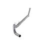 MBRP Exhaust S61120P 5in. Turbo Back; Single Side Exit; AL