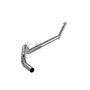 MBRP Exhaust S61120PLM 5in. Turbo Back; Single Side Exit; No Muffler; AL