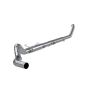MBRP Exhaust S61140P 5in. Turbo Back; Single Side Exit; AL