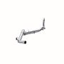 MBRP Exhaust S6150PLM 4in. Turbo Back; Single Side Exit; No Muffler; 4WD Only; AL