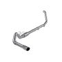 MBRP Exhaust S6200AL 4in. Turbo Back; Single Side Exit; AL
