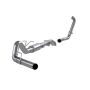 MBRP Exhaust S6206P 4in. Turbo Back; Single Side Exit; Retains Stock Cat; AL