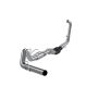 MBRP Exhaust S6212P 4in. Turbo Back; Single Side Exit; Retains Stock Cat; AL