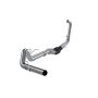 MBRP Exhaust S6212PLM 4in. Turbo Back; Single Side Exit; No Muffler; Retains Stock Cat; AL