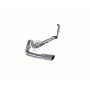 MBRP Exhaust S6218AL 4in. Turbo Back; Single Side Exit; Retains Stock Cat; AL