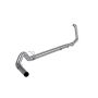 MBRP Exhaust S62220PLM 5in. Turbo Back; Single Side Exit; No Muffler; Off-Road; AL