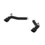 MBRP Exhaust S7021BLK 3in. Axle-Back; Muffler Bypass; Dual Rear Exit; BLK