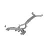 MBRP Exhaust S7032409 3in. Cat-Back; Dual Muffler; Dual Rear Exit; Quad Tip; Street; T409