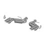 MBRP Exhaust S7036AL 3in. Axle-Back; Dual Rear Exit; Quad Tip; AL