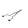 MBRP Exhaust S71153CF 3in. Cat-Back; Dual Rear Exit; Street Version; T304; Quad CF Tips