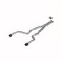 MBRP Exhaust S71173CF 3in. Cat-Back; Dual Rear Exit; Street Version; T304; Dual CF Tips