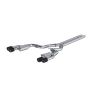 MBRP Exhaust S72073CF 3in. Cat-Back; Dual Rear Exit; Quad Carbon Tips; Race Version; T304