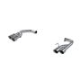 MBRP Exhaust S7211304 2.5in. Axle-Back; Dual Rear Exit; T304; Quad Tips