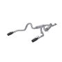 MBRP Exhaust S7221ALBT 2.5in. Cat-Back; Dual Rear Exit; AL; BLK Tips