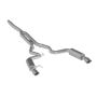 MBRP Exhaust S7274AL 3in. Cat-Back; Dual Split Rear Exit; Street Version; AL