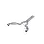 MBRP Exhaust S7278409 3in. Cat-Back; Dual Split Rear Exit; Race Version; T409