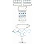 FEL-PRO 260-1025 Engine Gasket Set