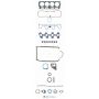 FEL-PRO 260-1884 Engine Gasket Set