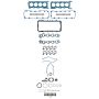 FEL-PRO 260-3158 Engine Gasket Set