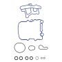 FEL-PRO ES 73087 Engine Oil Cooler Gasket Set