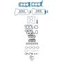 FEL-PRO HS 26376 PT-8 Engine Cylinder Head Gasket Set