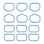 FEL-PRO MS 97204 Engine Intake Manifold Gasket Set