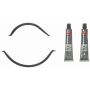 FEL PRO GASKETS OS 30591 Engine Oil Pan Gasket Set RTV Black silicone w/Rubber end seals