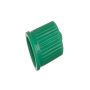 SCHRADER VALVES 20795 Short Green Plastic Sealing Valve Cap - 100 Pk