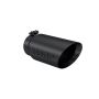 MBRP Exhaust T5053BLK Tip; 5in. O.D.; Dual Wall Angled; 4in. inlet 12in. Length; BLK