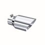 MBRP Exhaust T5072 Tip; 6in. O.D. Dual Wall Angled 4in. inlet 12in. length; T304.