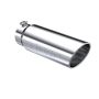 MBRP Exhaust T5125 Tip; 6in. O.D.; Angled Rolled End; 5in. inlet 18in. in length.