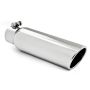 MBRP Exhaust T5148 3.5in. OD; 2.5in. inlet; 12in. in length; Angled Cut Rolled End; T304.