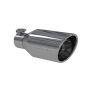 MBRP Exhaust T5160 Tip; 4 1/2in. O.D.; SW Angle Rolled End; 2 1/2in. inlet 11in. in length; T304.