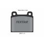 TEXTAR 2001102 Brake Pad Set
