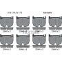 TEXTAR 2394301 Brake Pad Set