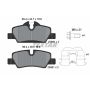 TEXTAR 2598001 Brake Pad Set