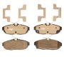TRW PARTS TRC1562 TRW PREMIUM BRAKING - CERAMIC BRAKE PAD SET - TRC1562