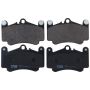 TRW PARTS TRH0916 TRW PREMIUM BRAKING - METALLIC BRAKE PAD SET - TRH0916