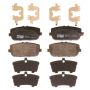 TRW PARTS TRH1180 TRW PREMIUM BRAKING - METALLIC BRAKE PAD SET - TRH1180