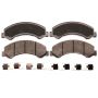 TRW PARTS TRM0826 TRW PREMIUM BRAKING - METALLIC BRAKE PAD SET - TRM0826
