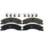 TRW PARTS TRM1411 TRW PREMIUM BRAKING - METALLIC BRAKE PAD SET - TRM1411