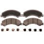 TRW PARTS TRM0826 TRW PREMIUM BRAKING - METALLIC BRAKE PAD SET - TRM0826