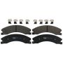 TRW PARTS TRM1411 TRW PREMIUM BRAKING - METALLIC BRAKE PAD SET - TRM1411