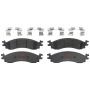 TRW PARTS TXC1158 TRW PREMIUM BRAKING - CERAMIC BRAKE PAD SET - TXC1158