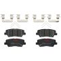 TRW PARTS TXC1839 TRW PREMIUM BRAKING - CERAMIC BRAKE PAD SET - TXC1839