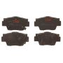 TRW PARTS TXH0504 TRW PREMIUM BRAKING - METALLIC BRAKE PAD SET - TXH0504